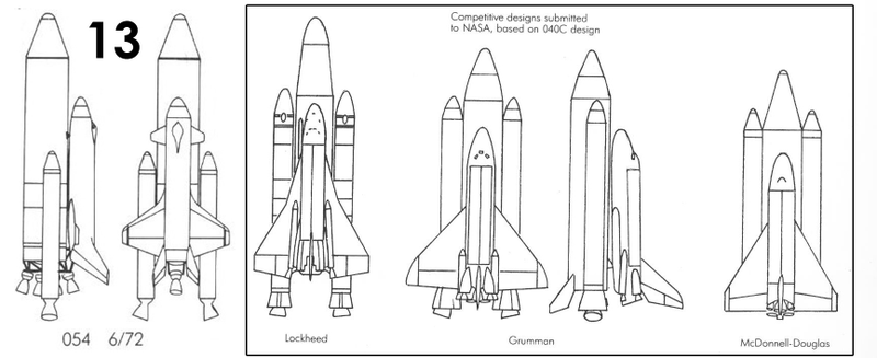 Illustration for article titled Así evolucionó el diseño del transbordador espacial de la NASA